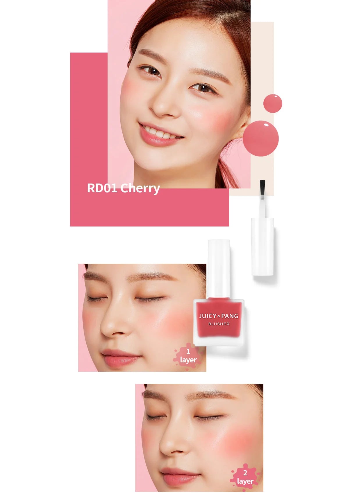 A'PIEU - Juicy-Pang Water Blusher RD01