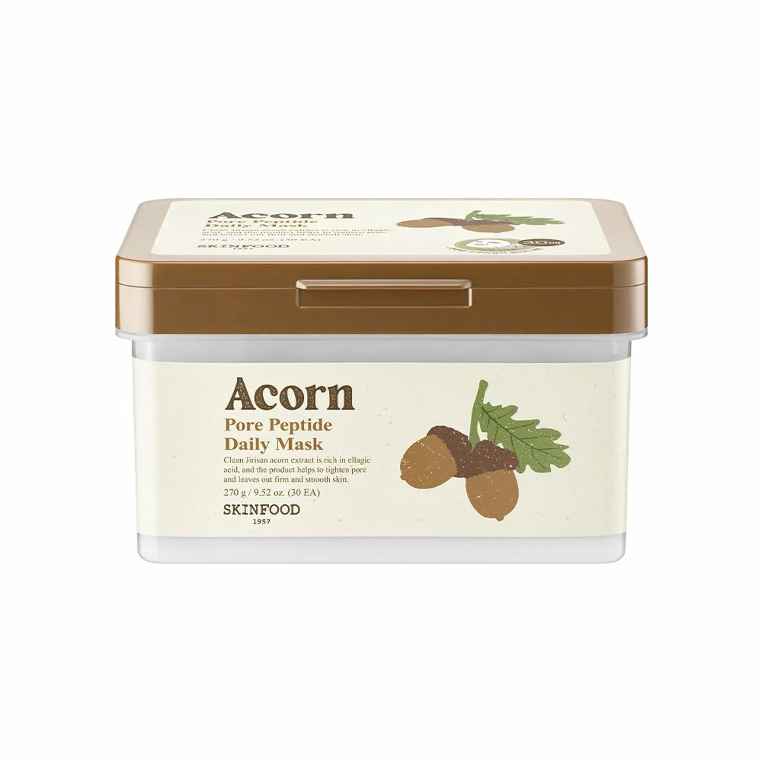 SKINFOOD Acorn Pore Peptide Sheet Mask - 4 myUnnie