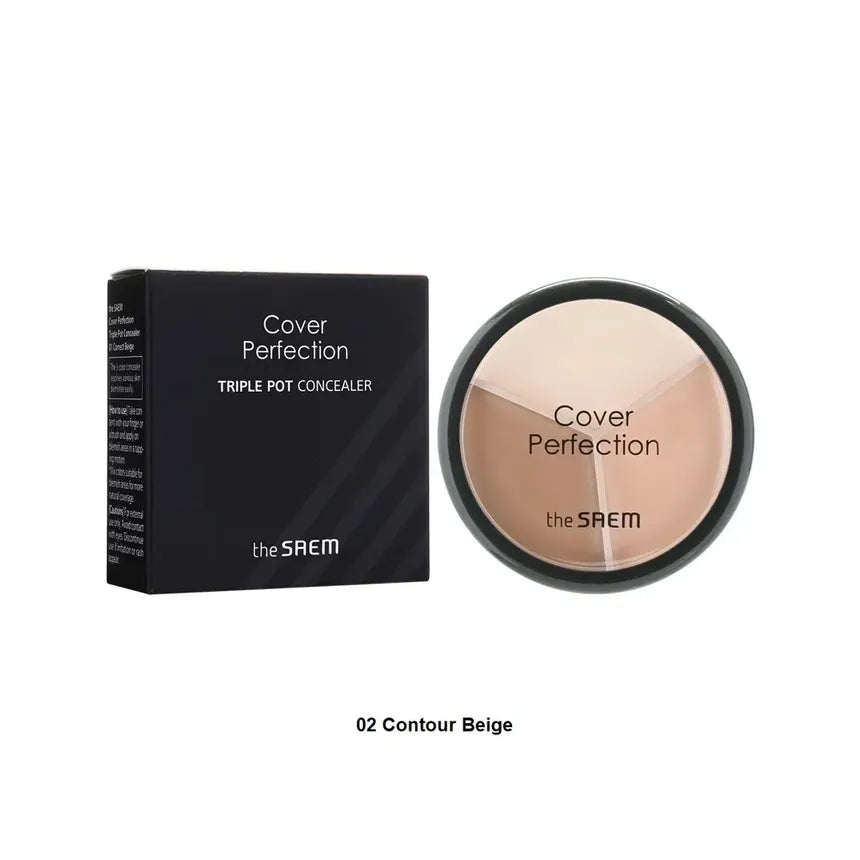 The Saem - Cover Perfection Triple Pot Concealer