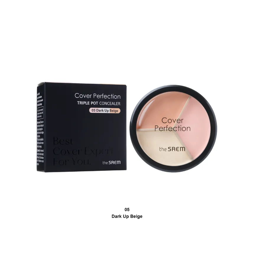 The Saem - Cover Perfection Triple Pot Concealer