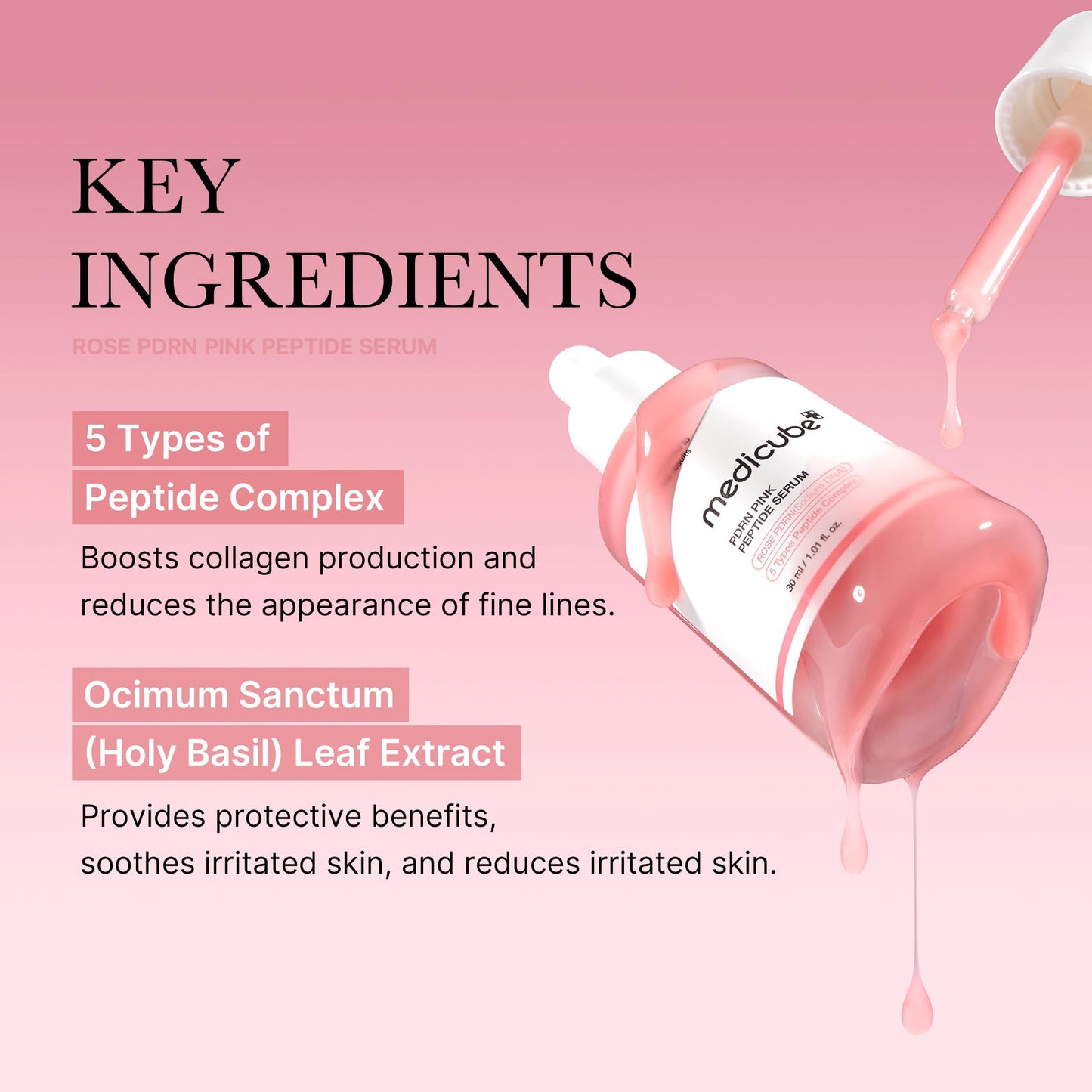 Medicube - PDRN Pink Peptide Serum (30 ml)