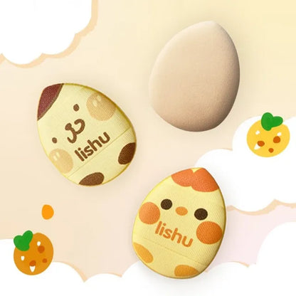LISHU - Finger Powder Puff Set Pompompurin Limited Edition - 2 Types