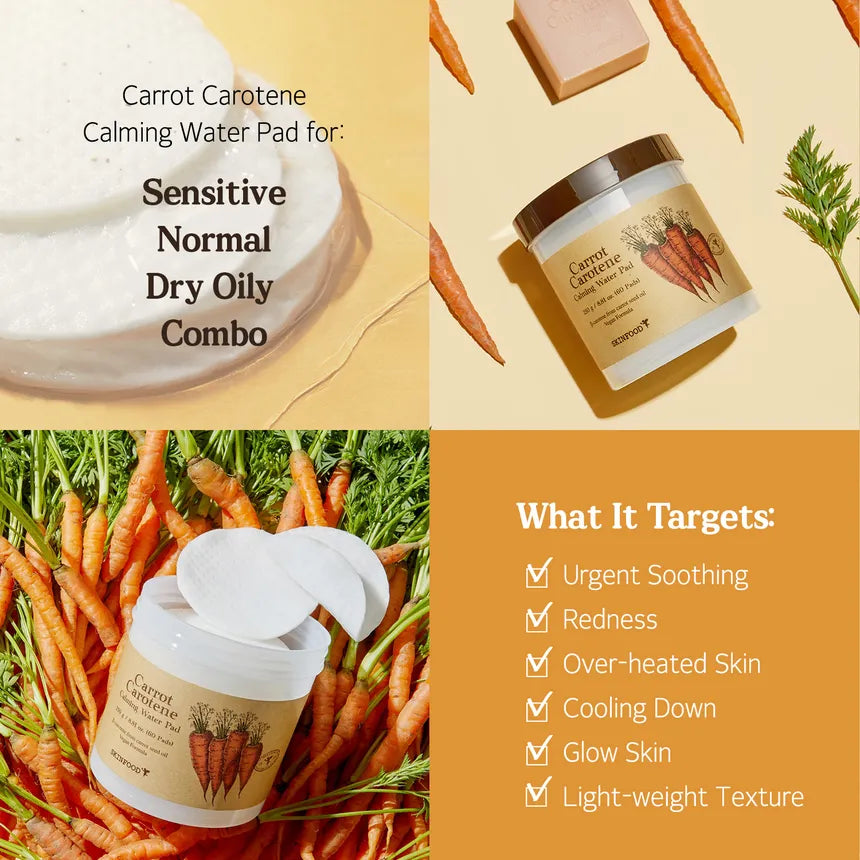 Skinfood - Carrot Carotene Calming Water Pads