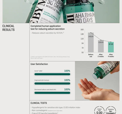 SOME BY MI - AHA, BHA, PHA 30 Days Miracle Toner (150 ml)