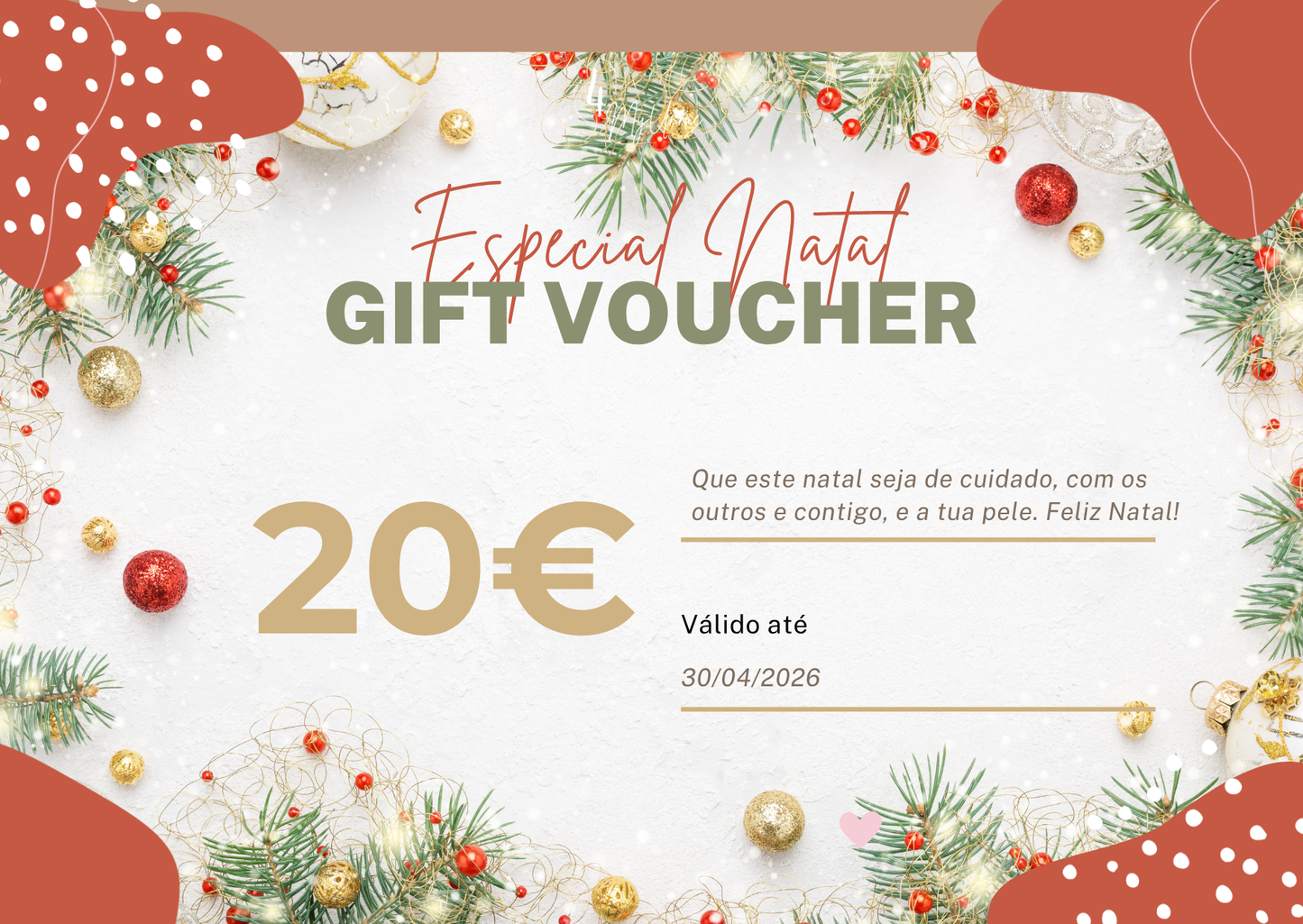Gift Voucher de Natal
